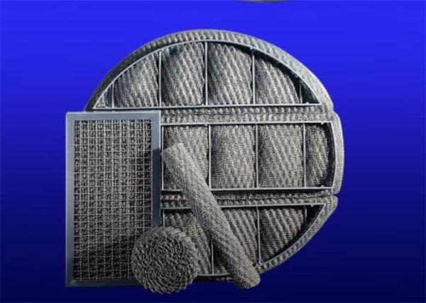 Quality Thickness 130MM Metal Demister Pad Top Loading High Filtration Efficiency for sale