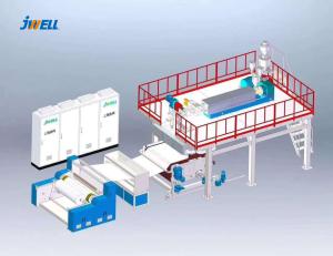 China Jwell Single Screw Face Mask PP Melt Blown Non Woven Fabric Machine on sale