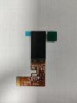 Vertical OLED AM display module with a resolution of 120 x 200 and an SPI