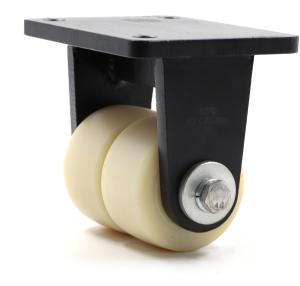 Buy cheap Flange Type 1700kg 75mm Heavy Duty Dual Wheel Casters Low Height product