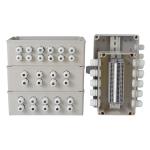 Junction Box Waterproof Din Rail Screwless Spring Crimping ST2.5 Terminal Blocks