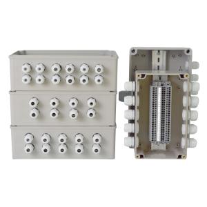 Buy cheap Junction Box Waterproof Din Rail Screwless Spring Crimping ST2.5 Terminal Blocks Assembled product
