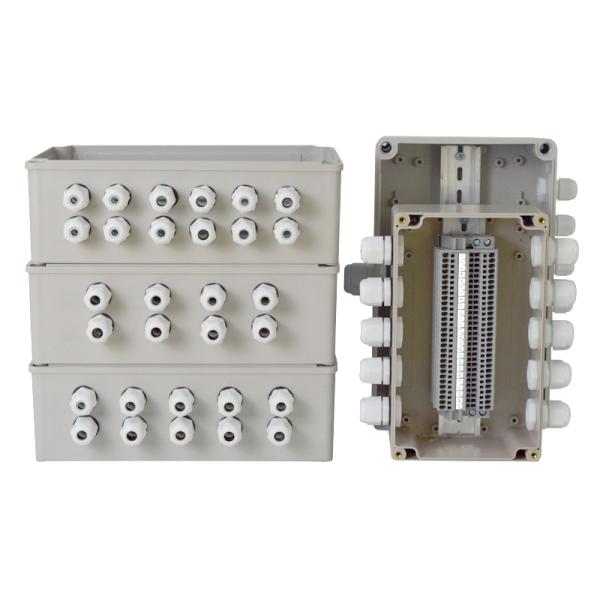 Junction Box Waterproof Din Rail Screwless Spring Crimping ST2.5 Terminal Blocks