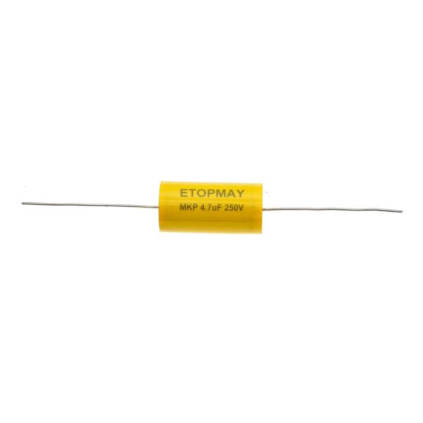 Quality MKP Axial Metallized Audio Polypropylene Capacitor 4.7uF 250V for sale
