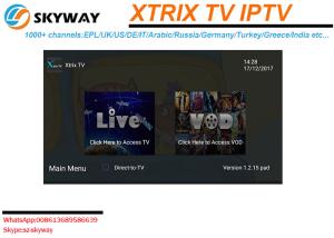 Buy cheap Xtrix IPTV EPL IPTV Europe IPTV 1000+ live Channels with VOD,Included UK IT DE GR RU EPL WORLD CUP etc. CH product