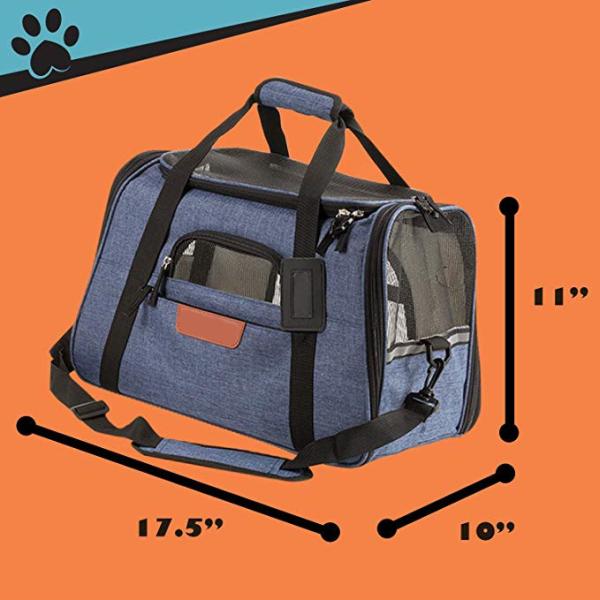 Durable Airline Approved Pet Carrier Bag For Biking / Travel OEM/ODM Acceptable