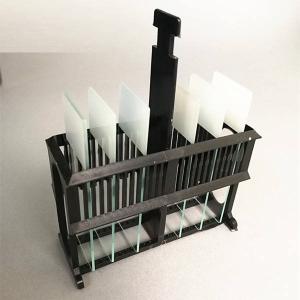 China Histology Tissue Slide Glass Staining Jar Staining Rack Pathology microscope slide staining jar and rack on sale