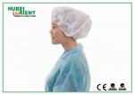 Customerized Surgical Nonwoven Bouffant Scrub Hats For Hygienic / Clinics , FDA