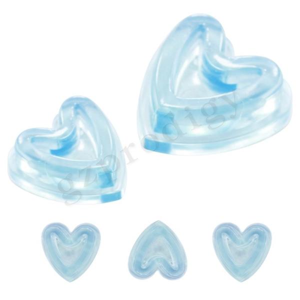 Quality Transparent Clear Plastic Door Wedge Nontoxic Odorless Heart Shape Plastic Door Wedge for sale