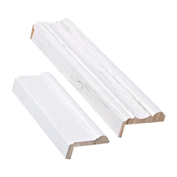 Quality FSC Architectural Primed Wood Boards Primed Trim Board Wood Crown Moulding for sale