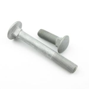 DIN605 Black Hardware fastenal flat countersunk Head Carriage Nib Bolt