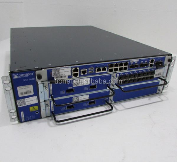 Juniper SRX3400BASE-AC,SRX 3400 Chassis, Midplane, Fan, RE, SFB-12GE, AC PEM -