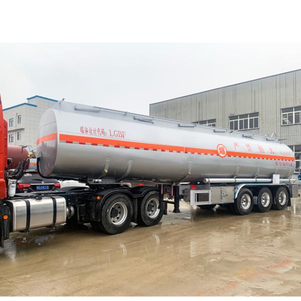 Customized 3 Axles 45000 Liters Fuel Tanker Trailer for Diesel Gasoline Oil Delivery
