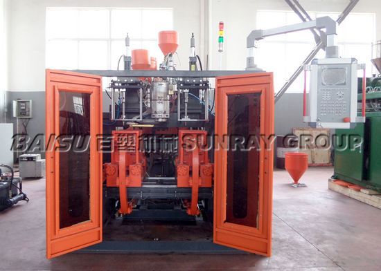 Double Layer Plastic Bottle Molding Machine Electric Control SRB55D-1P