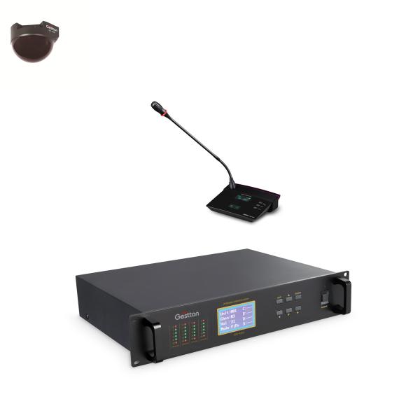 Quality 35m IR Wireless Conference System With Video Camera Tracking for sale