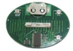 Oval LED scrolling name badge
