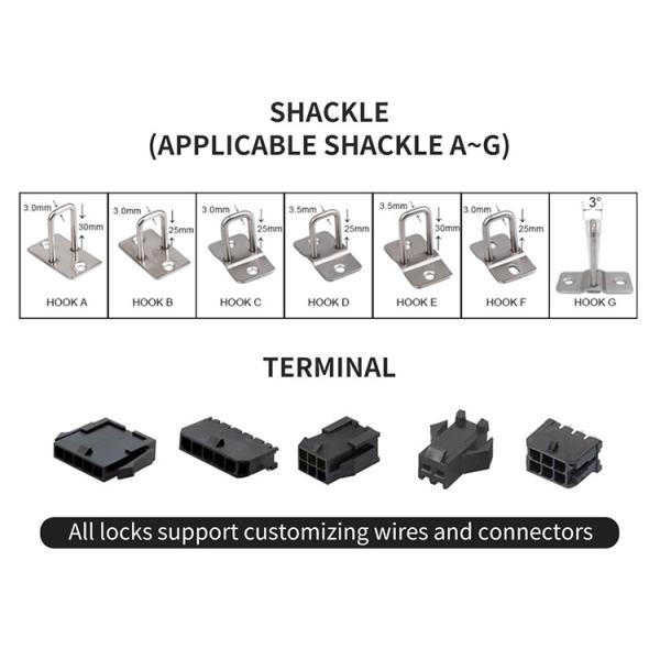 Shockproof 28W 12V Electromagnetic Lock For Express Cabinet
