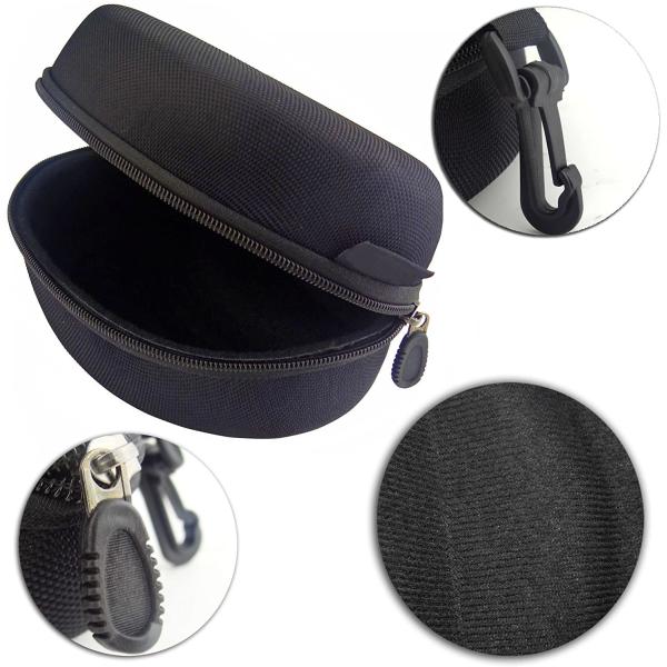 19x11.5x9cm EVA Glasses Case , Durable Hard Shell Ski Goggle Case
