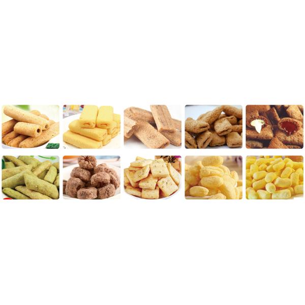 Stainless Steel Puff Snack Processing Line Core Filling Machine CE