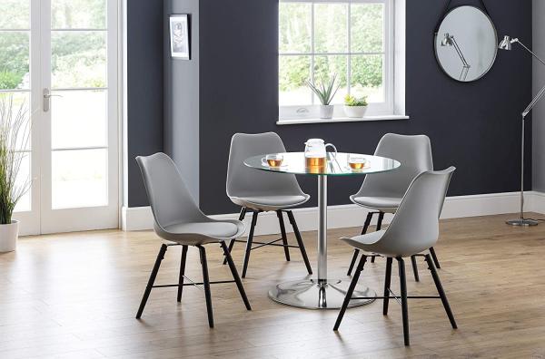 Quality Small Mid Century Faux Marble Dining Table Anti Fingerprint 20.4kg for sale
