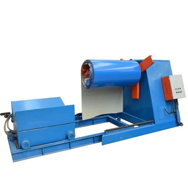 Heavy Model Uncoiler Machine With Coil Car And Hydraulic Expansion Decoiler