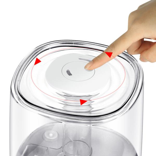 Hotels 4L White Ultrasonic Cool Mist Humidifier With Essential Oil Diffuser Nightlight