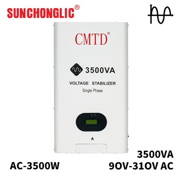 Quality 3500w 3500va Single Phase Automatic Voltage Stabilizer 220v Intput 310V Compact for sale