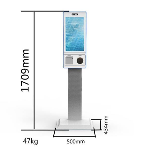 Quality Smart POS Kiosk Automated Checkout Machine With Camera Printer Scanner for sale