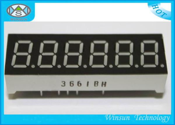 Quality High Luminous 7 Segment Led Digital Display 0.36 Inch / 6 Digit 7 Segment Lcd Display for sale