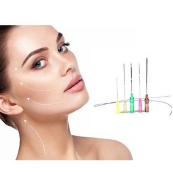 Quality 18g 100mm PDO Thread Lift 6d Cog Thread Face Lift Cheek Lifting for sale
