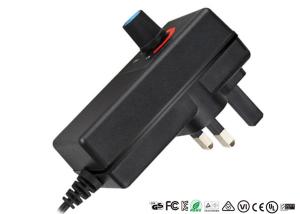 External Wall Mount Variable Voltage Power Adapter Switching AC DC With Multi Output