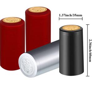 Healthy Lead Free Glass Wine Bottle Capsule Shrink Cap For Cellar And Home Packaging