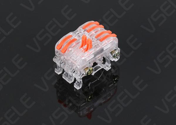 Quality Screwless Electrical Connection 32A 400V Din Terminal Block for sale
