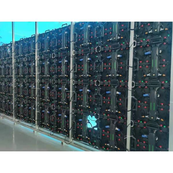 Front Service Outdoor Rental LED Display P2.97 With Die Casting Cabinet UL Certified