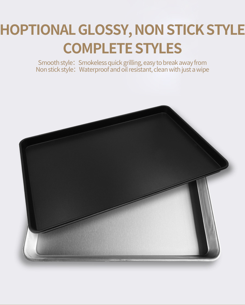 Customized Multi-Purpose Bakeware for Baking and Roasting Bakery Tray Pan Plate