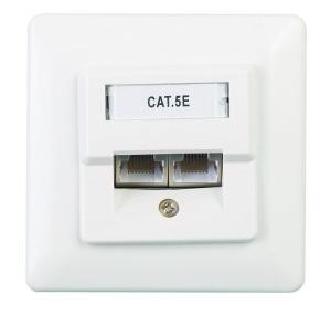 Buy cheap Ftp Network Faceplate Socket White / Lvory Higher Efficiency For Telecommunication product