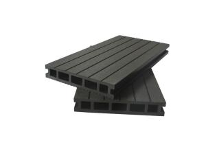 China Wood Plastic Composite Hollow-Type Anti-slip & UV-resistent Floor Decking on sale