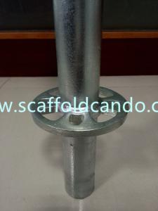 Buy cheap Galvanized scaffolding ringlock system Q235 Q345 base collar basic socket with 200mm 240mm 280mm 300mm for sale product