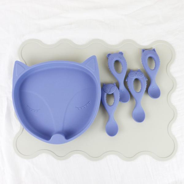 Quality Colorful Personalised Silicone Placemats Eco Friendly For Toddler Baby for sale