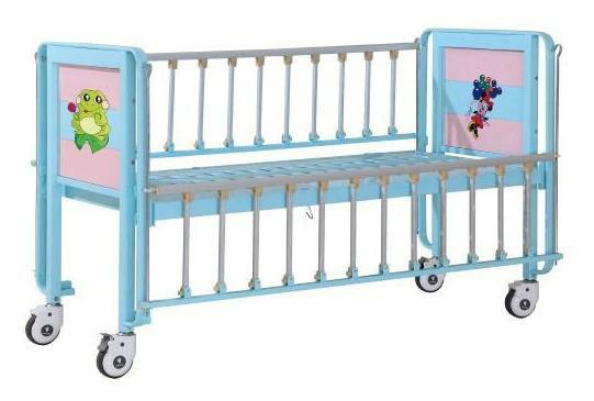 Quality Children Patient Bed , Pediatric Bed With Enameled Steel Side Rails for sale