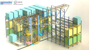 Buy cheap ASRS Solution Shuttle Racking System Stacker Crane Combined With Shuttle product