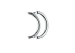 SS201 SS304 Large Glass Door Handles , Hotel External Door Handles Customized