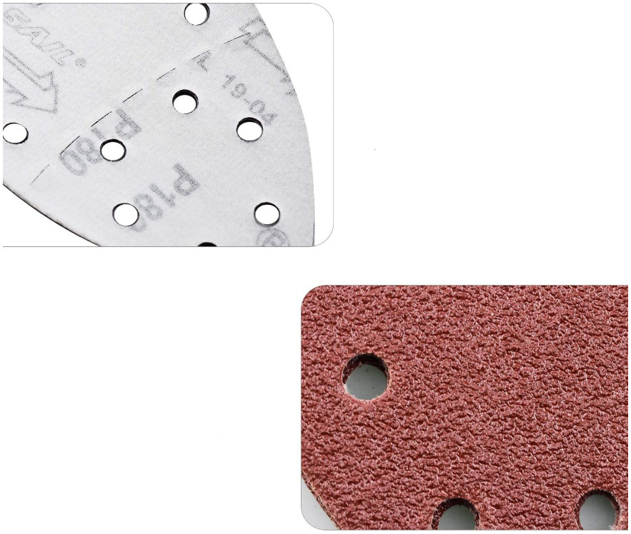 100pcs Triangular Sanding Pads Hook And Loop Sanding Sheet For Wood