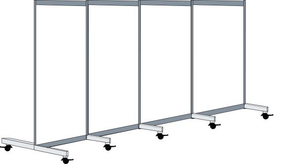 Quality Wall Panel Parition With Wheels, Event Show Exhibition Panel Sheet,Portable Display Stand For Event Show for sale