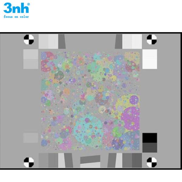 Color Spilled Coins Resolution Test Chart Dead Leaves Measuring Camera Texture