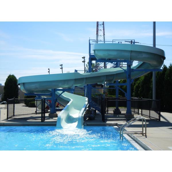 Private Swimming Pool Toys Fiberglass Slide Water Amusement Park Games Rides Indoor Playground Kids