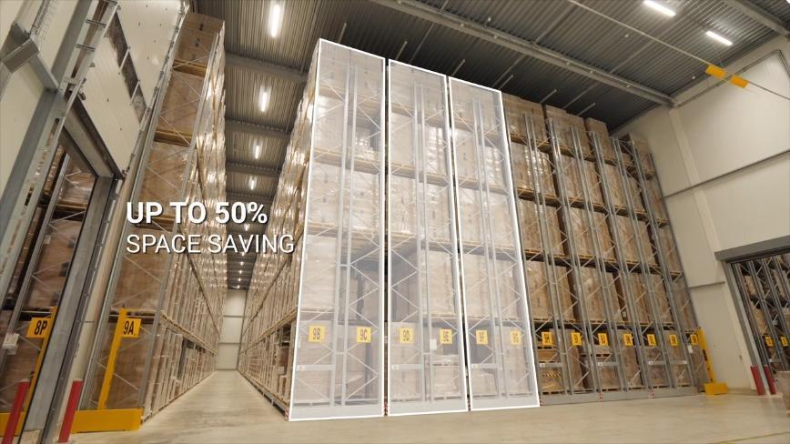 Mobile File Shelving Movable Compact Shelves Bookshelf Mobile Pallet Racking