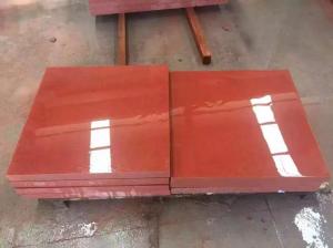 Buy cheap Polished Chinese Red Granite Floor Tiles Anti Slip granite bathroom tiles For Villa product
