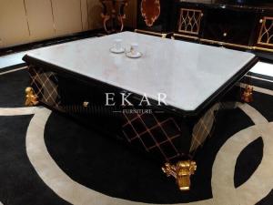 China Slate Coffee Table Marble Chess Table Modern Glossy Furniture Table Stone Coffee Table TT- on sale