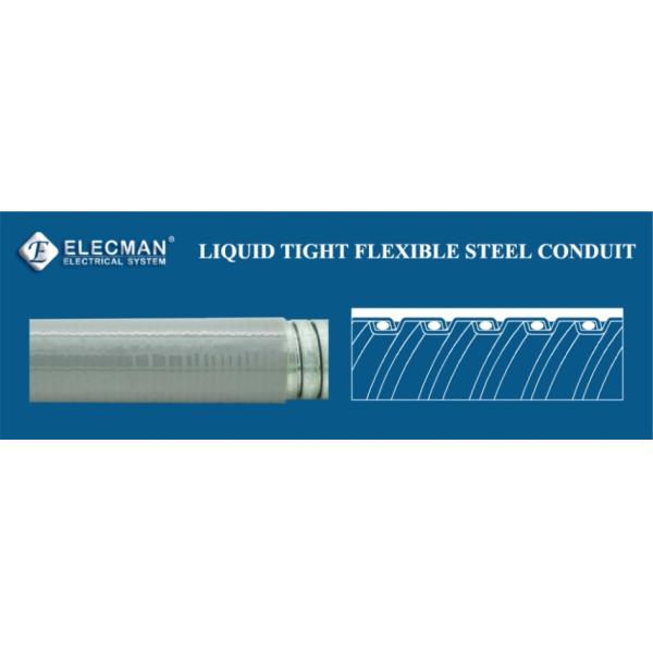 Galvanized Electrical Flexible Conduits Liquid Tight Metallic Conduit 1/4 Inch - 4 Inch